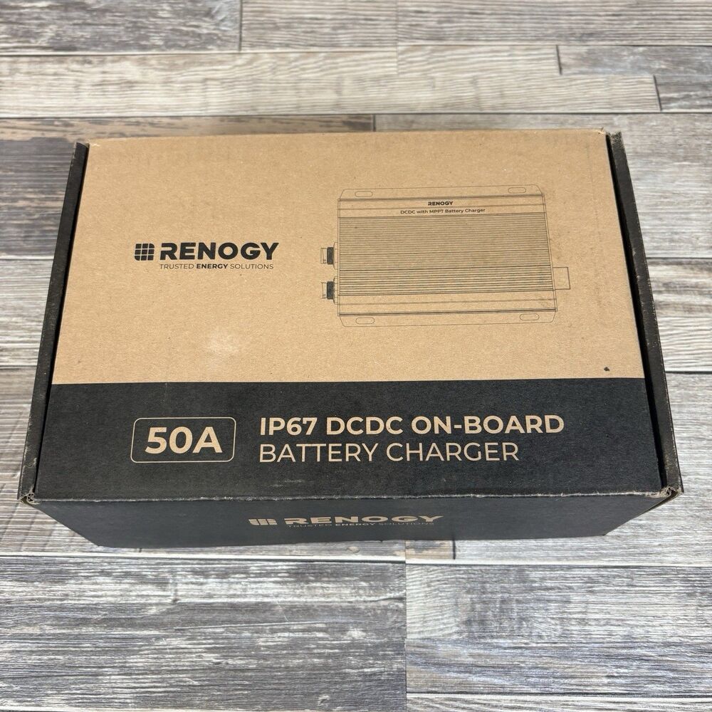 RENOGY REGO 50A DC-DC WITH MPPT CHARGER - RBC2125DS-21W-G3-US NEW!!